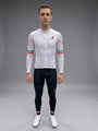 XC Heritage Stripe Pro Maillot Blanc