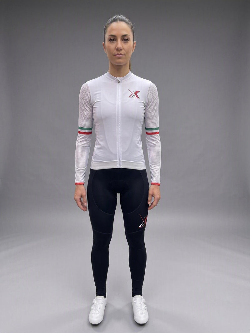 XC Heritage Stripe Pro Maillot Blanc Femme