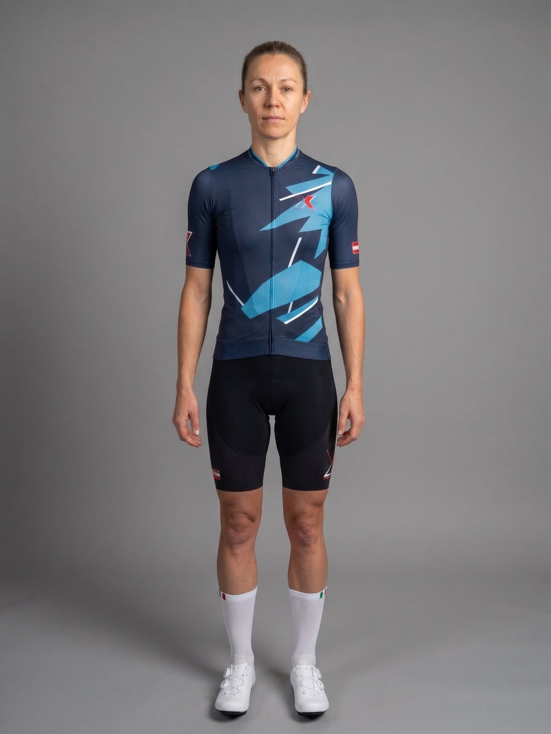 XC Pro Fit Bayonne Maillot Bleu Femme