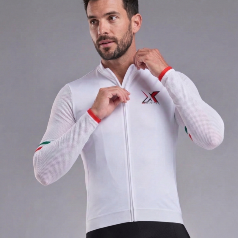 XC Heritage Stripe Pro Maillot Blanc