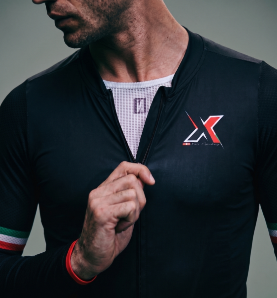 XC Heritage Stripe Pro Maillot Noir